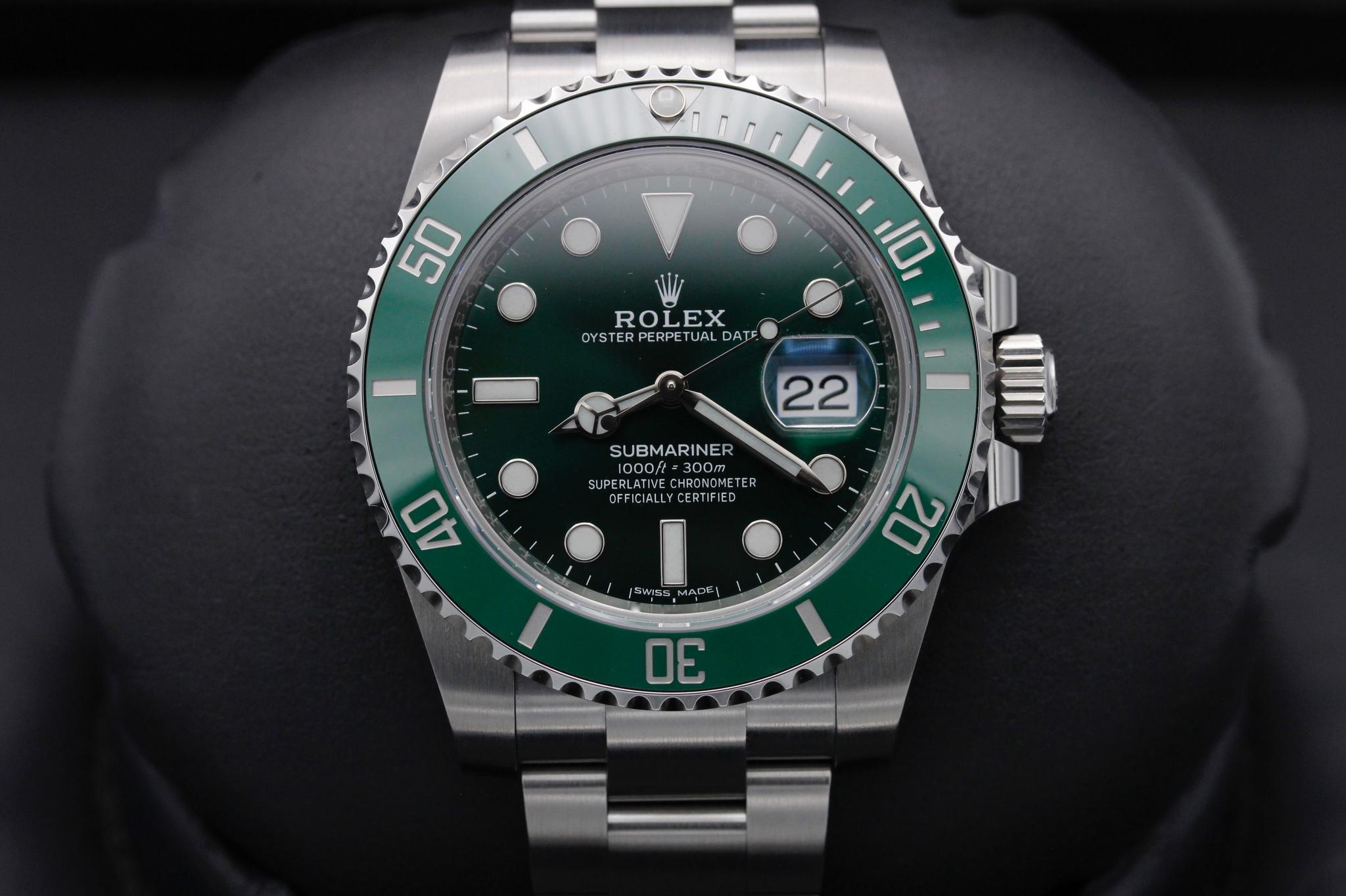 Unworn Rolex Submariner 116610LV Hulk For Sale [NOS]