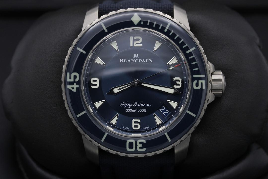 Blancpain Fifty Fathoms Titanium 5015-12B40-O52A