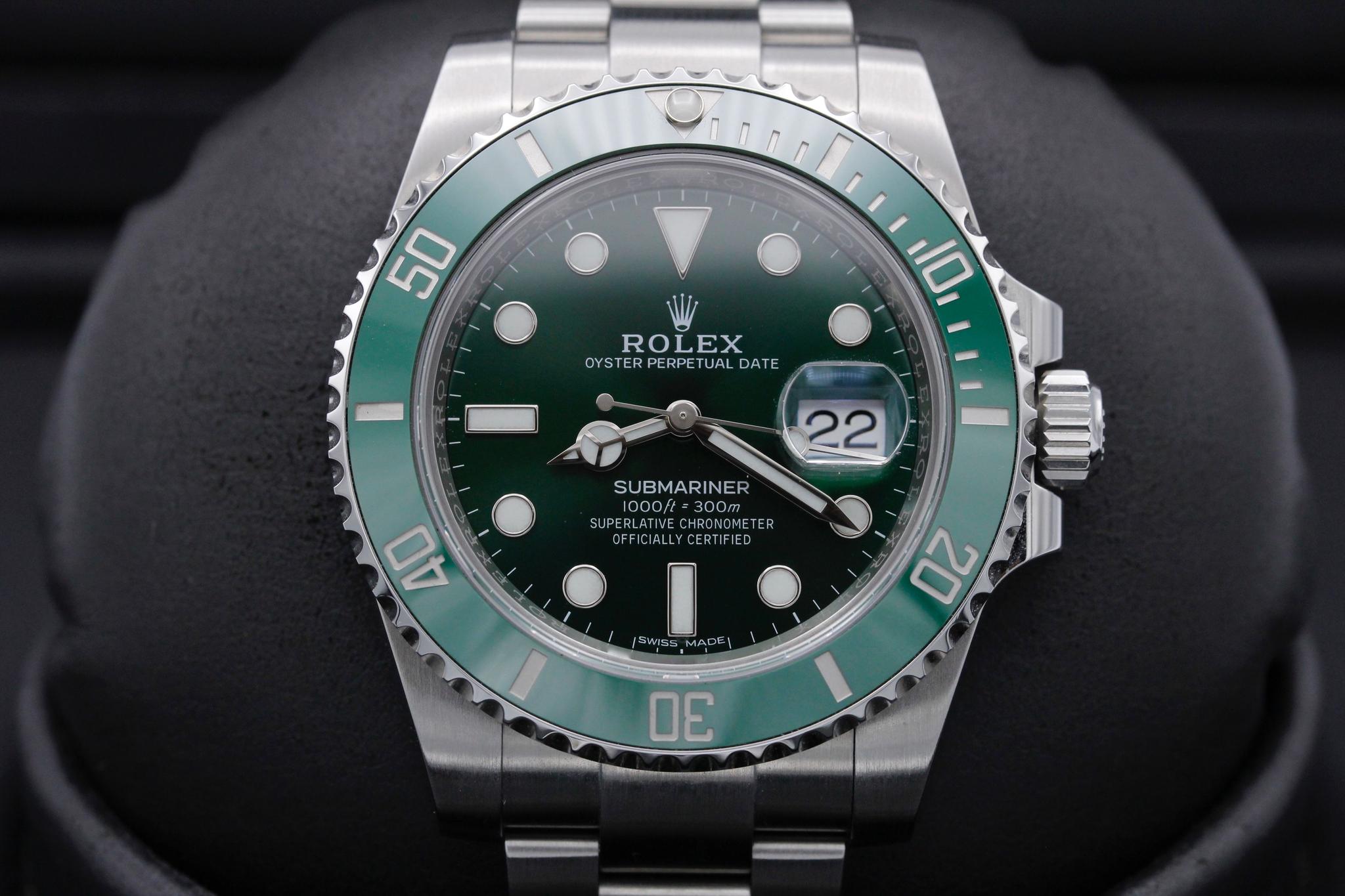 Rolex Submariner Date 'Hulk' : 116610LV