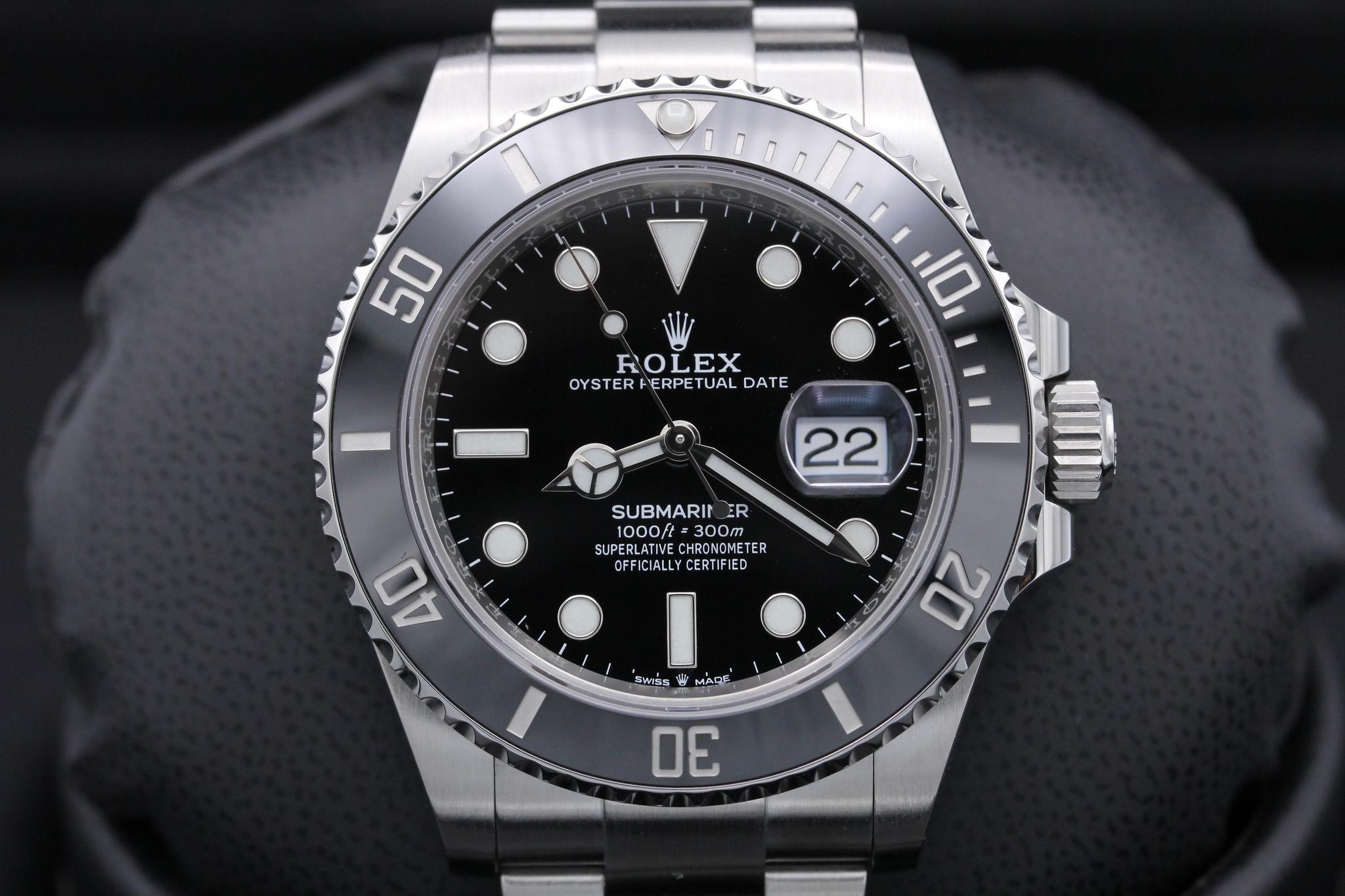 Rolex Submariner Date Black Dial 41mm Stainless Steel 126610LN