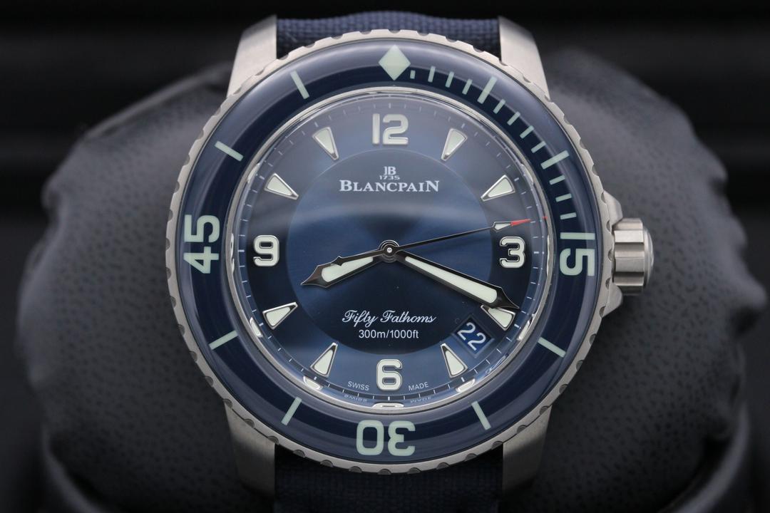 Blancpain Fifty Fathoms Titanium 5015-12B40-O52A