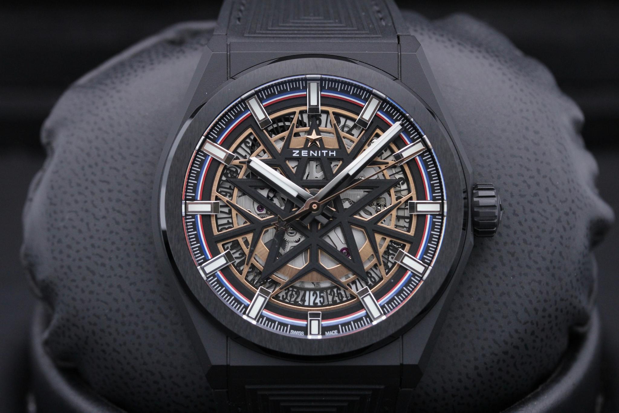 Authentic Used Zenith Defy Classic Black Ceramic 49.9000.670 Watch