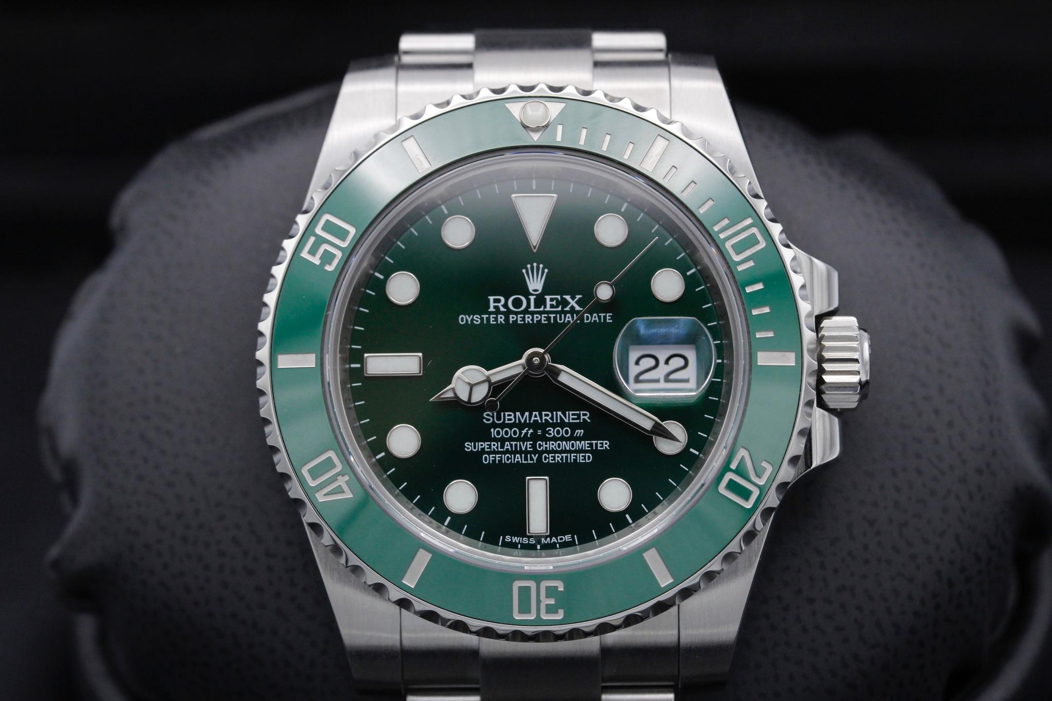 Pre-Owned Rolex Submariner Date Hulk 116610LV