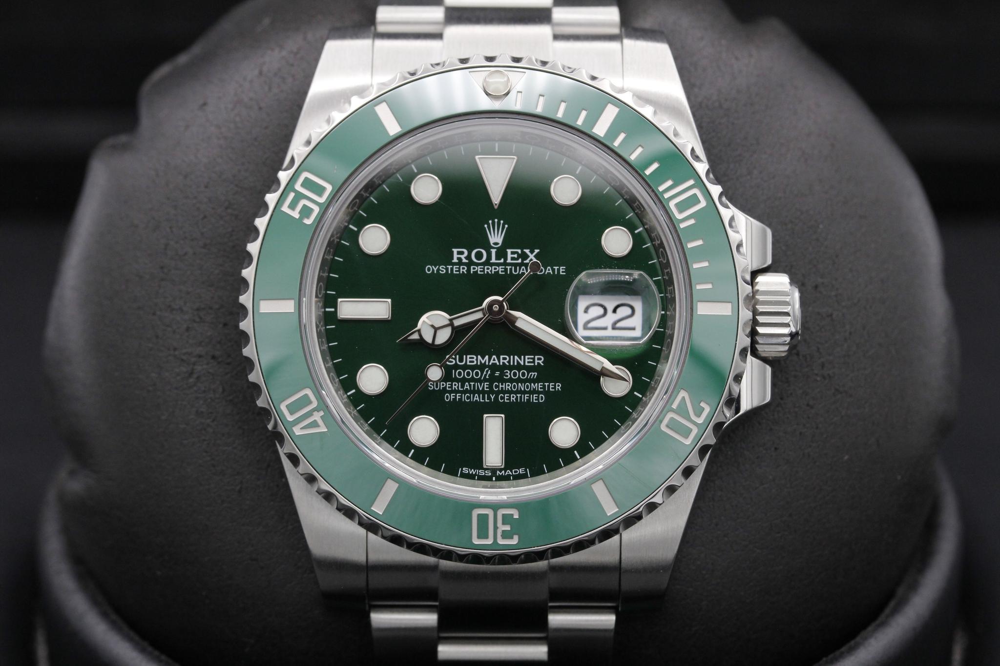 Pre-Owned Rolex Submariner Date Hulk Ref. 116610LV