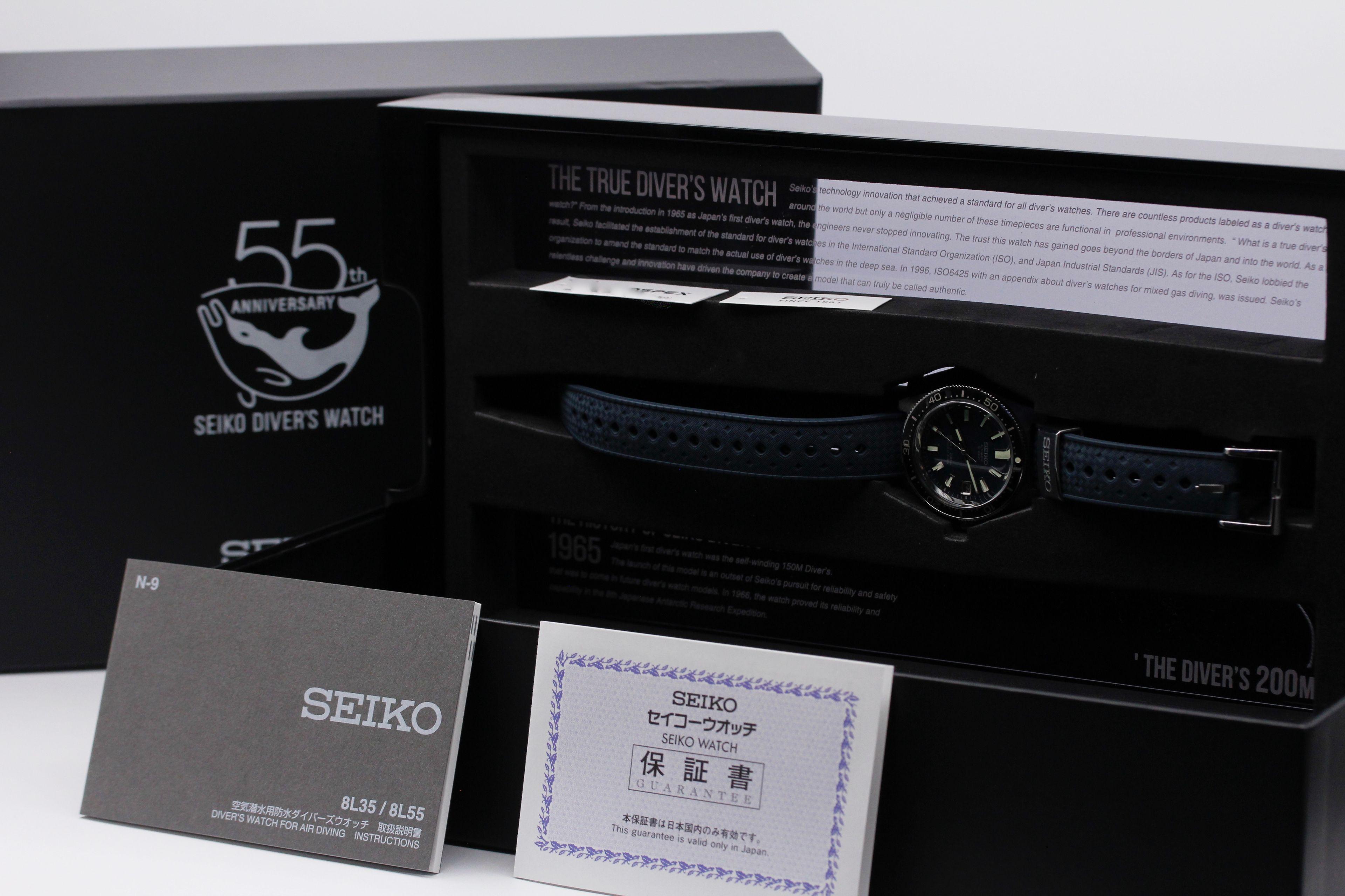 Pre-Owned Seiko DIVER'S WATCH 55TH ANNIVERSARY "8L55" SBEX009 | WATCH GUY