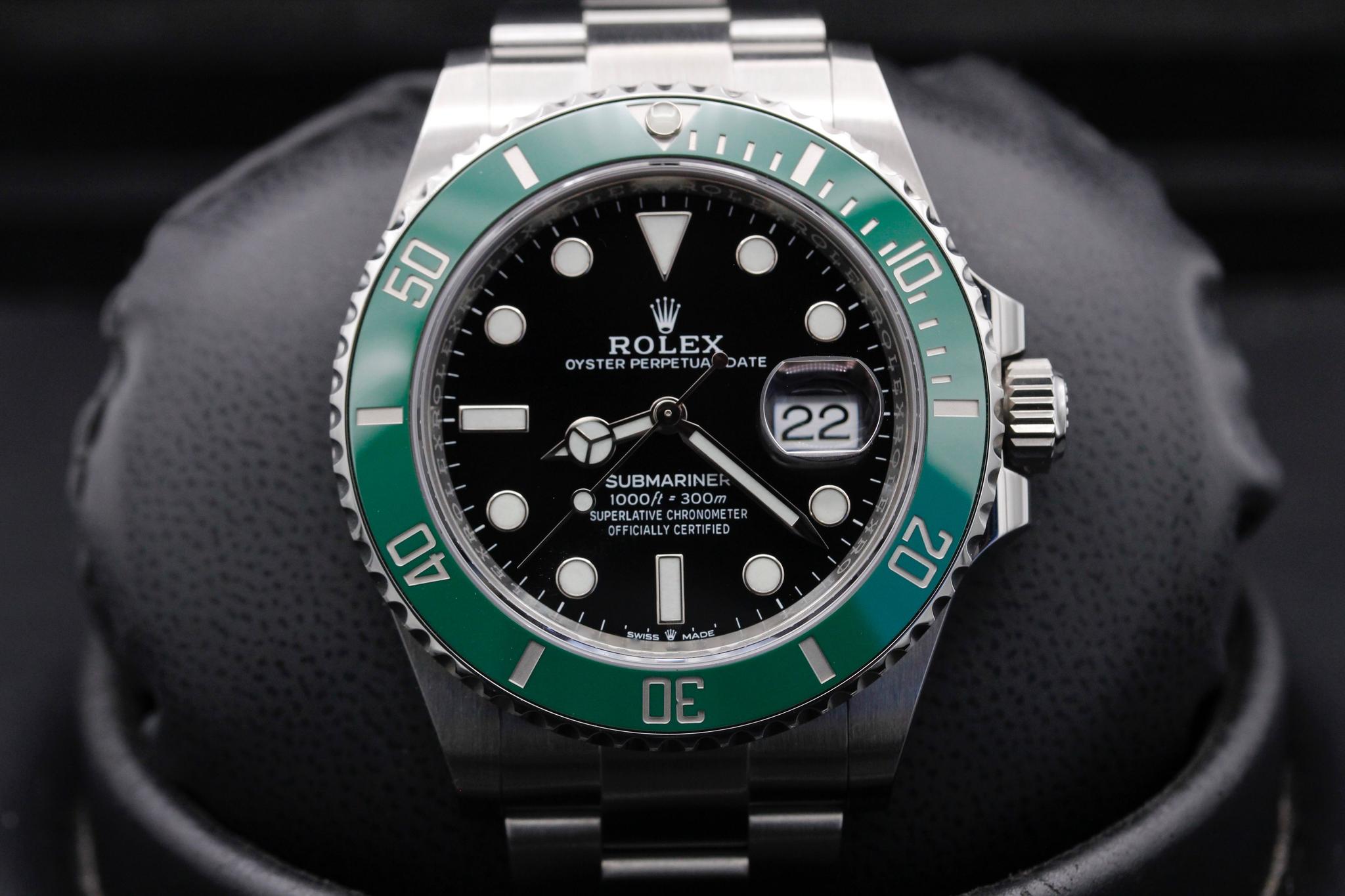 rolex submariner 41 green