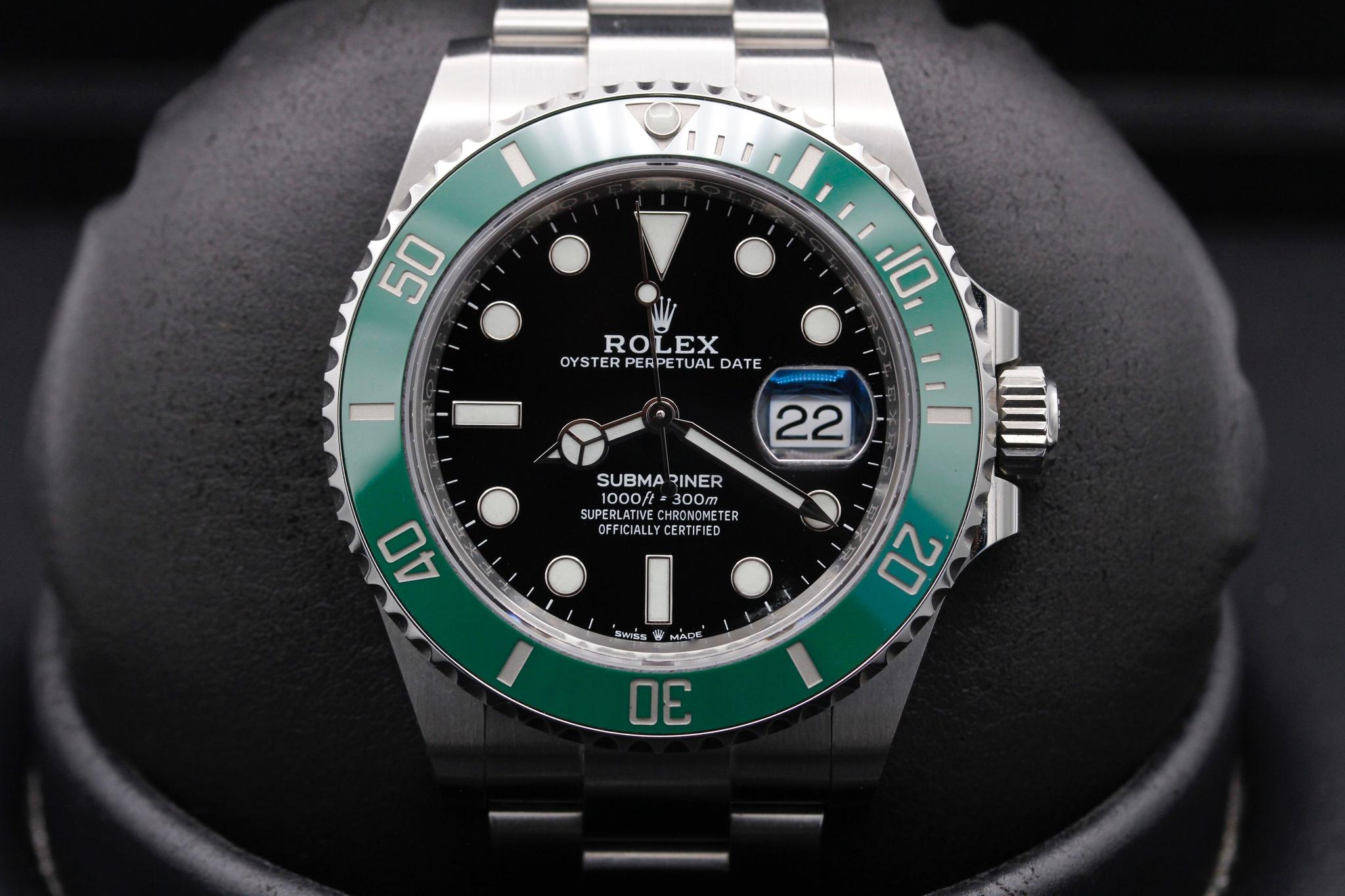 Pre-Owned Rolex Submariner 41 Date Kermit 126610LV